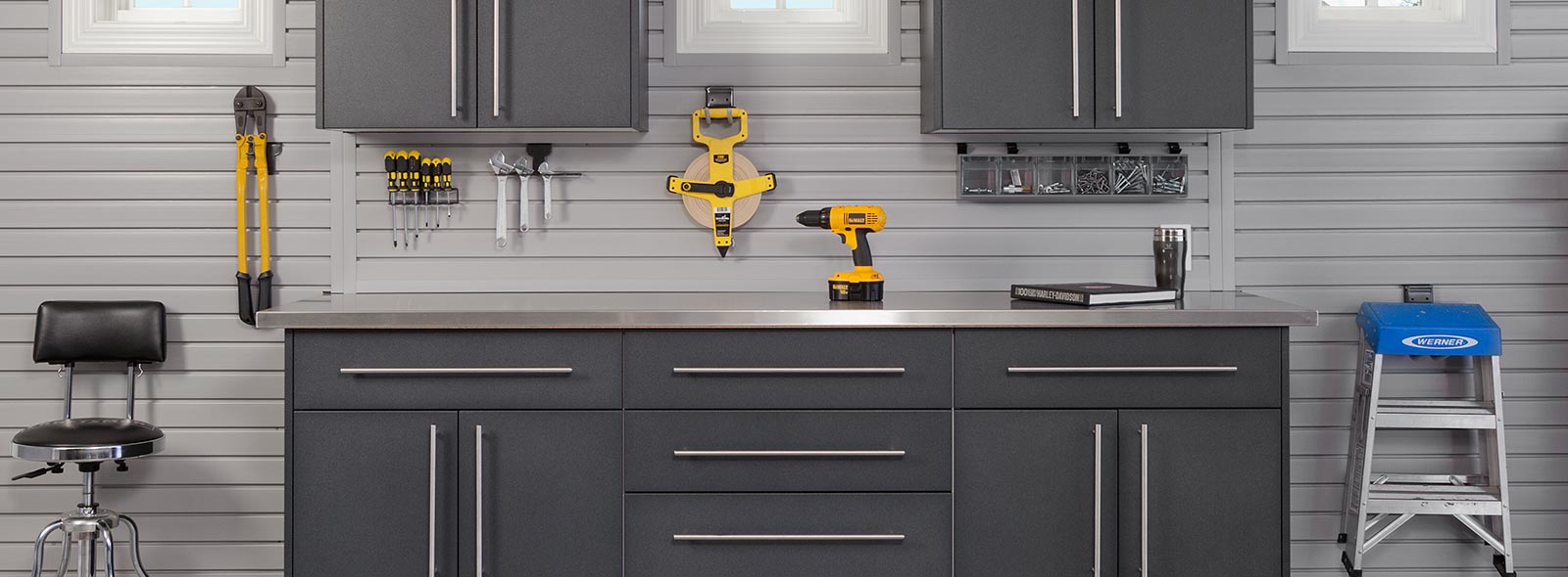 Stainless Steel Garage Workbench