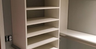 Custom Walk-In Closet Shelving