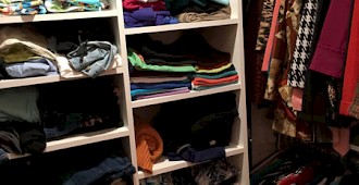 Closet After Organizers are Installed
