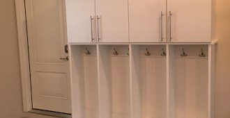 White Custom Cabinets
