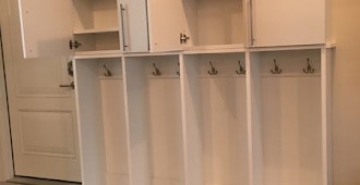 White Custom Cabinets
