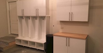 White Custom Cabinets