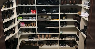 Custom Shoe Closet System