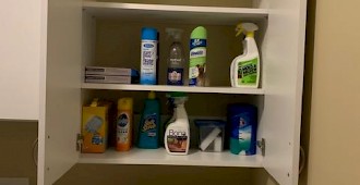 After Custom Laundry Room Cabinets