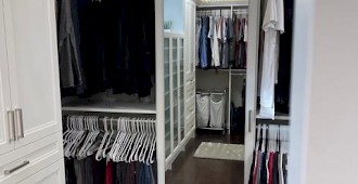 Walk In Custom Closet System